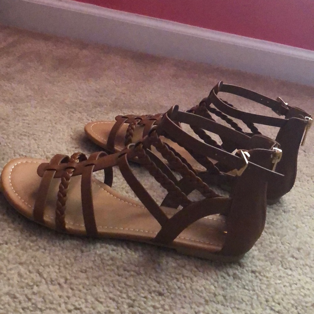 High top sandals